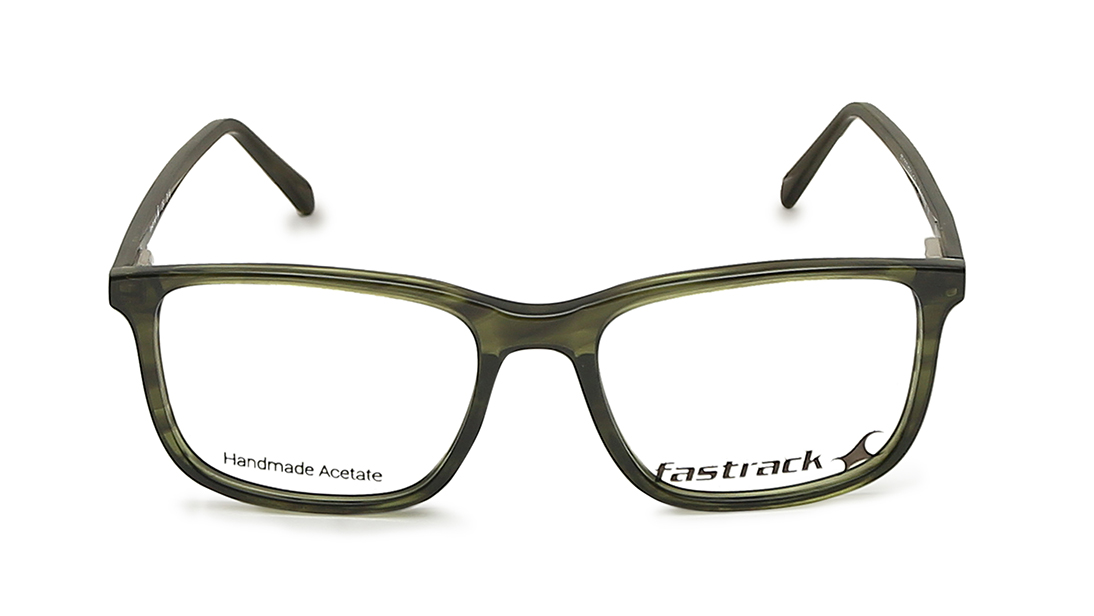 Image 1 of Fluid Green Rectangle Rimmed Eyeglasses (FT1227UFP3MGRV|52) from Fastrack Available at Titan Eye+