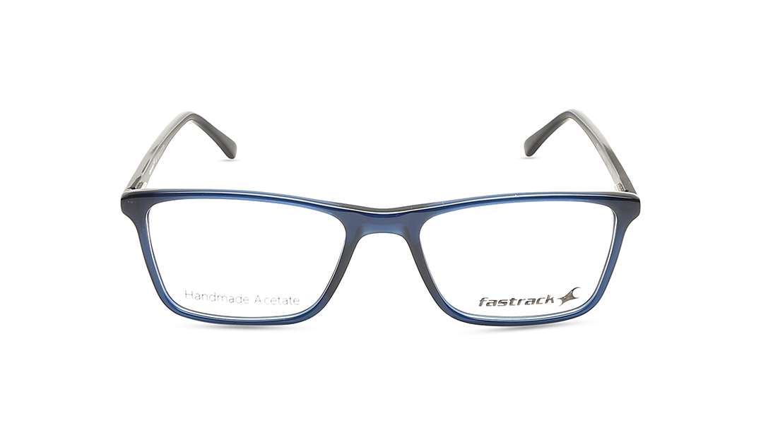 Image 1 of Blue Rectangle Rimmed Eyeglasses (FT1252UFP1MBUV|53) from Fastrack Available at Titan Eye+