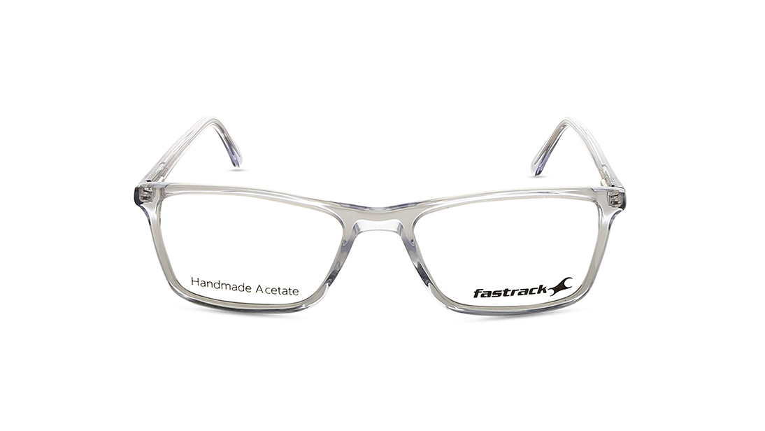 Image 1 of Transparent Rectangle Rimmed Eyeglasses (FT1252UFP2MBUV|53) from Fastrack Available at Titan Eye+