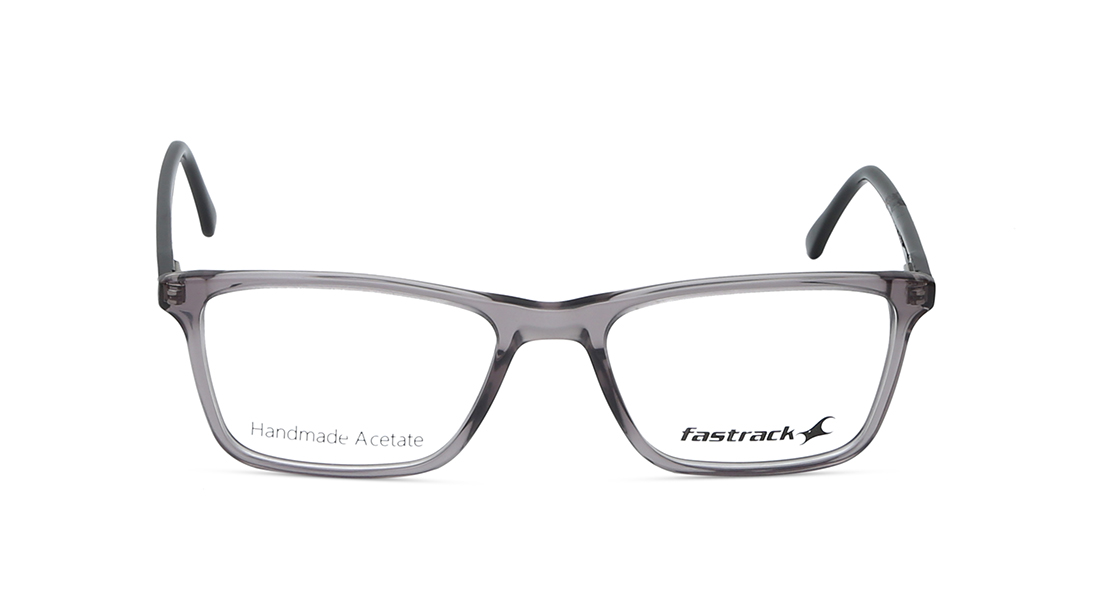 Image 1 of Grey Rectangle Eyeglasses for Men and Women from Fastrack Available at Titan Eye+