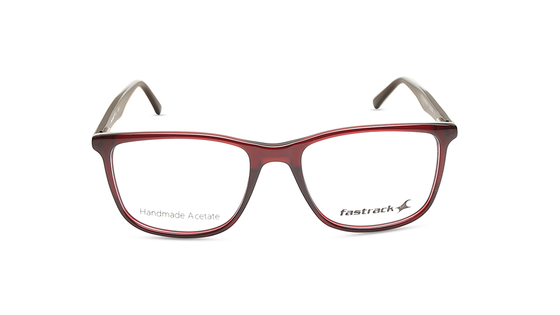 Image 1 of Red Square Rimmed Eyeglasses (FT1253UFP1MRDV|53) from Fastrack Available at Titan Eye+