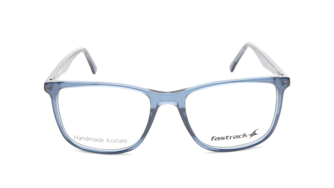 Image 1 of Blue Square Rimmed Eyeglasses (FT1253UFP3MBUV|53) from Fastrack Available at Titan Eye+
