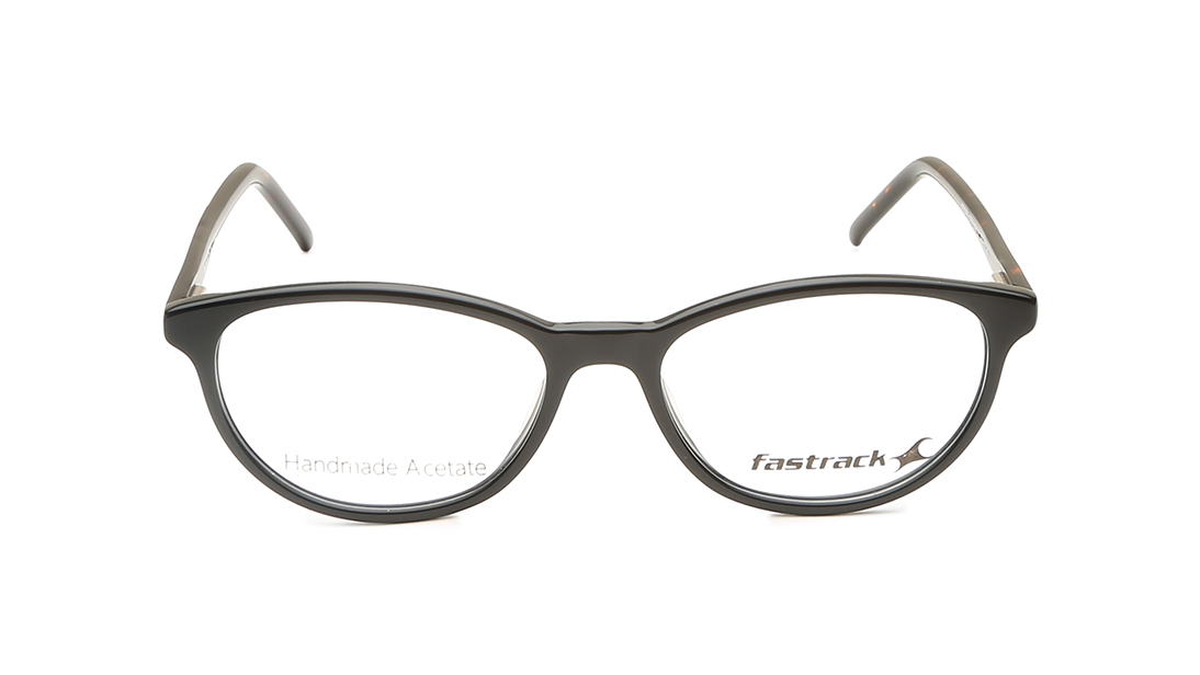 Image 1 of Black Oval Eyeglasses for Women from Fastrack Available at Titan Eye+