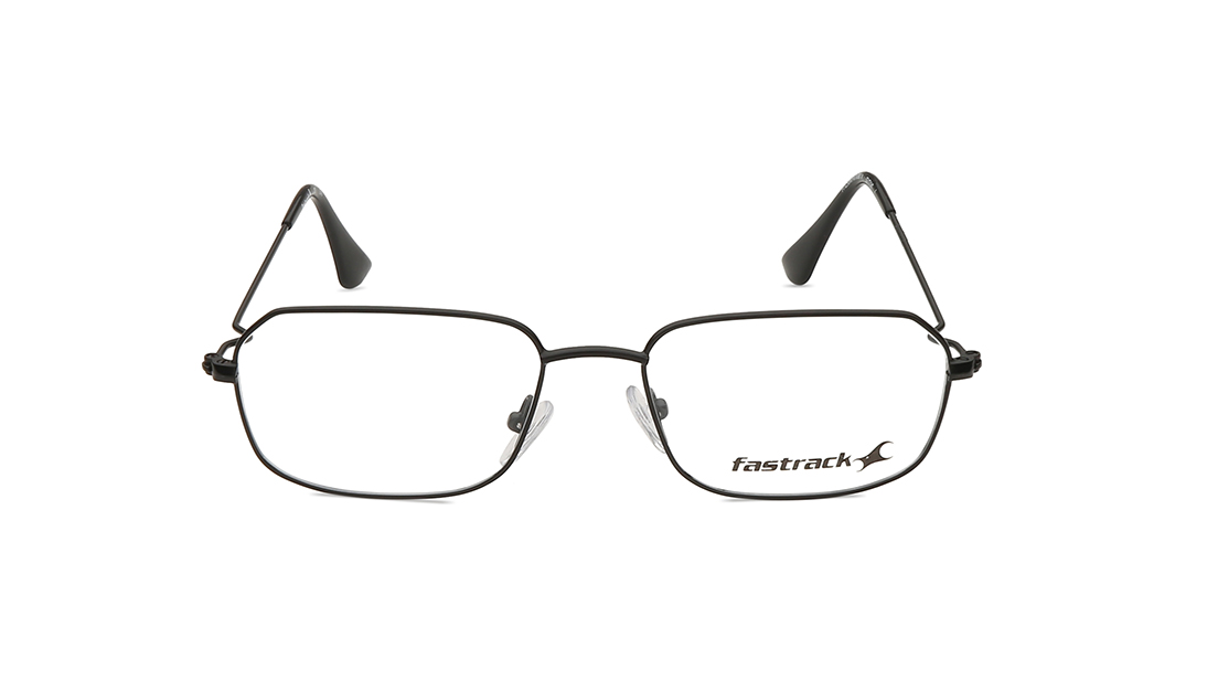 Image 1 of Black Rectangle Rimmed Eyeglasses (FT1258MFM1MBKV|52) from Fastrack Available at Titan Eye+