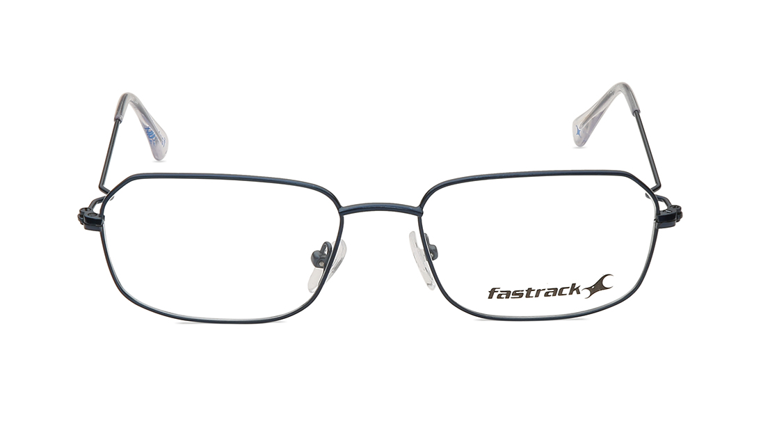 Image 1 of Blue Rectangle Eyeglasses for Men from Fastrack Available at Titan Eye+