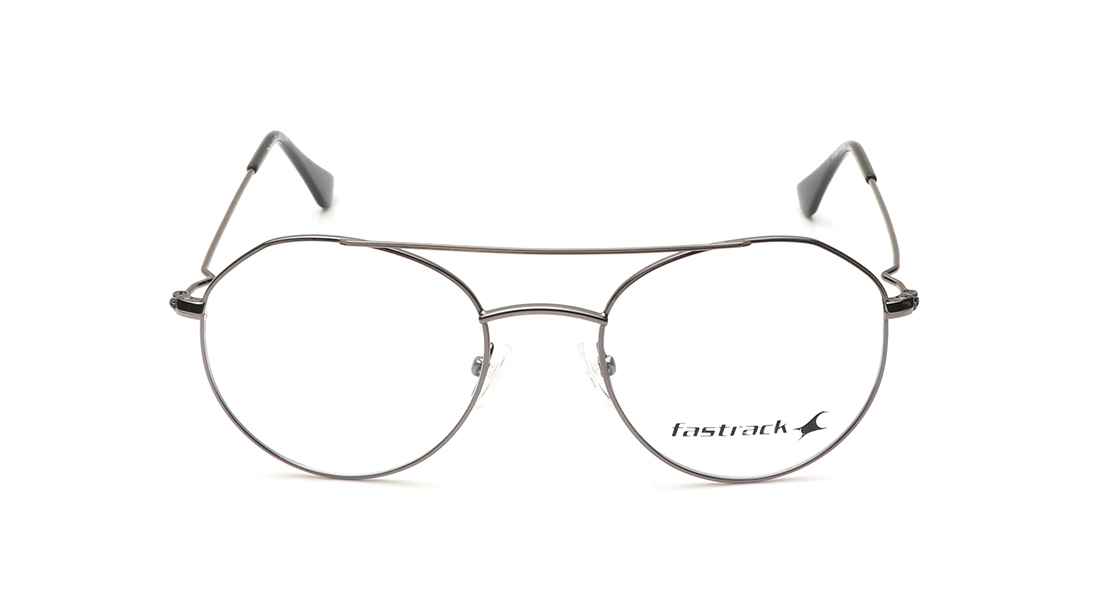 Image 1 of Grey Rimmed Men Eyeglasses (FT1262MFM4MGNV|51) from Fastrack Available at Titan Eye+