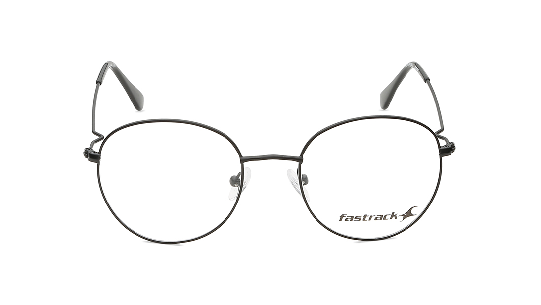 Image 1 of Black Round Rimmed Eyeglasses (FT1265UFM2MBKV|49) from Fastrack Available at Titan Eye+
