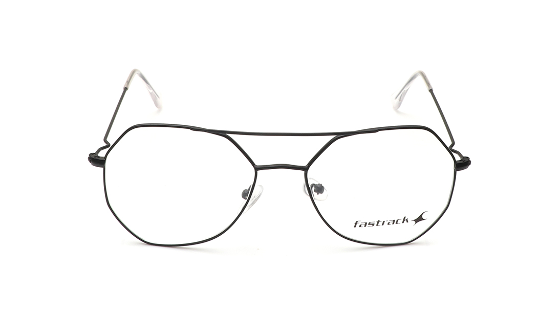 Image 1 of Black Rimmed Men Eyeglasses (FT1266MFM3MBKV|55) from Fastrack Available at Titan Eye+
