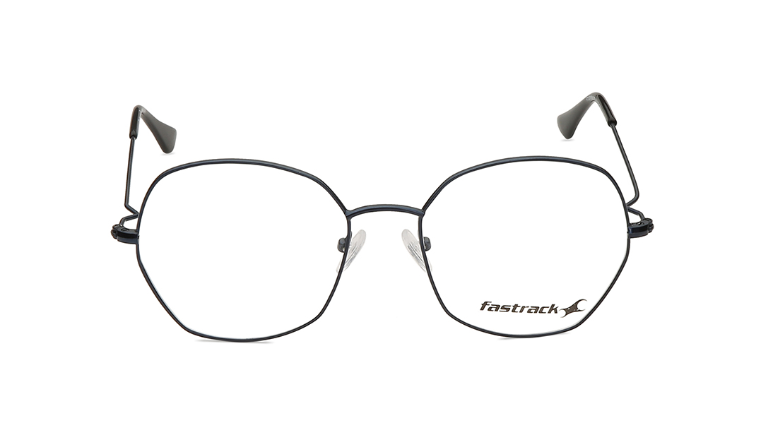 Image 1 of Blue Round Rimmed Eyeglasses (FT1267WFM3MBLV|55) from Fastrack Available at Titan Eye+