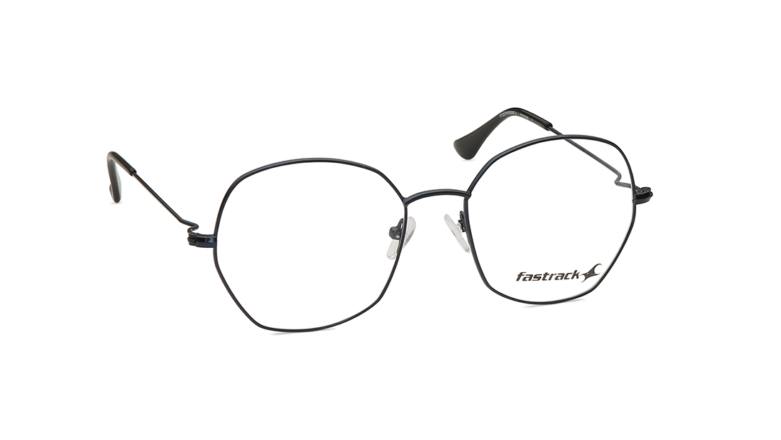 Image 2 of Blue Round Rimmed Eyeglasses (FT1267WFM3MBLV|55) from Fastrack Available at Titan Eye+