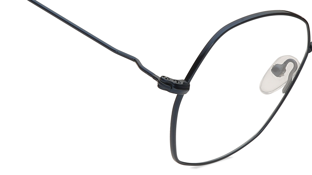 Image 5 of Blue Round Rimmed Eyeglasses (FT1267WFM3MBLV|55) from Fastrack Available at Titan Eye+