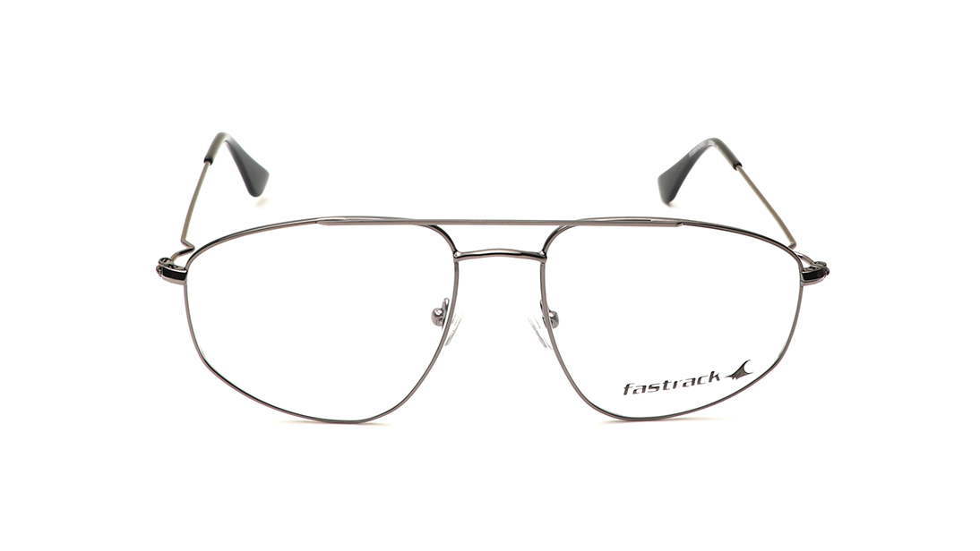 Image 1 of Grey Rimmed Men Eyeglasses (FT1269MFM2MGNV|55) from Fastrack Available at Titan Eye+