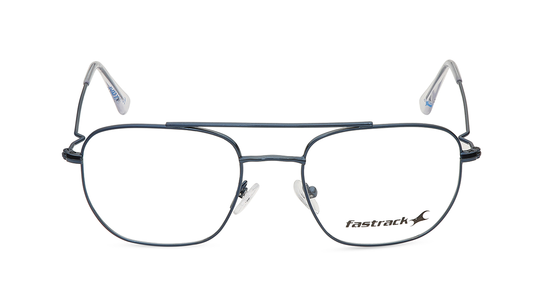 Image 1 of Green Square Rimmed Eyeglasses (FT1271MFM3MBLV|52) from Fastrack Available at Titan Eye+