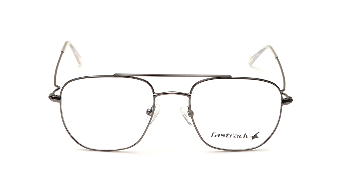 Image 1 of Grey Rimmed Men Eyeglasses (FT1271MFM4MGNV|52) from Fastrack Available at Titan Eye+