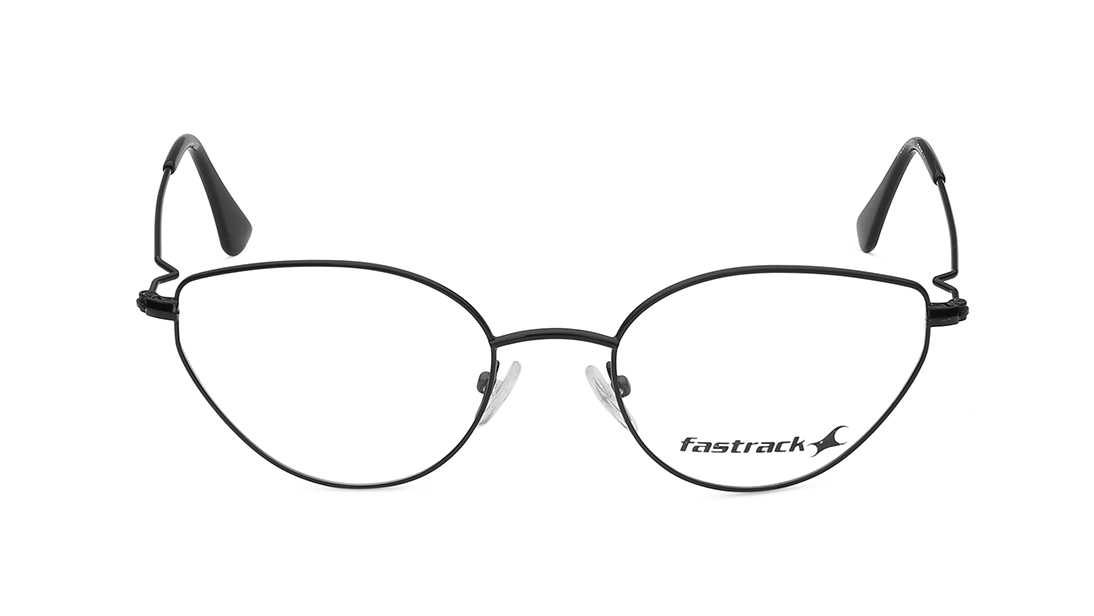 Image 1 of Black Cateye Rimmed Eyeglasses  (FT1272WFM1MBKV|52) from Fastrack Available at Titan Eye+