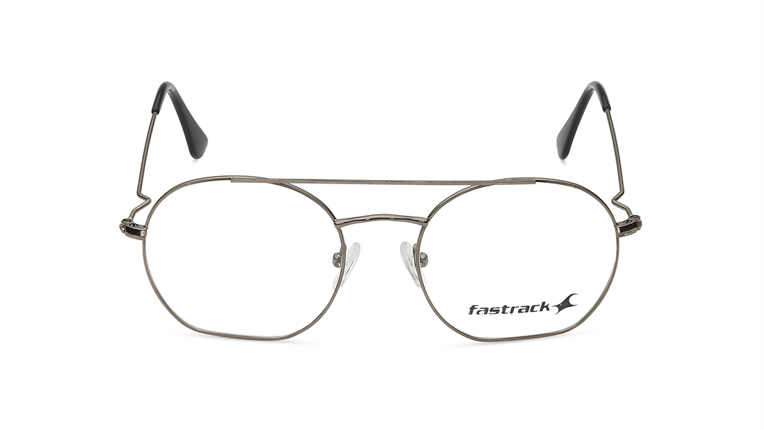 Image 1 of GunMetal Round Rimmed Eyeglasses (FT1273WFM1MGNV|50) from Fastrack Available at Titan Eye+