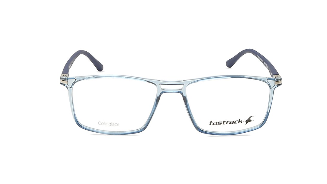 Image 1 of Blue Rectangle Eyeglasses for Men and Women from Fastrack Available at Titan Eye+