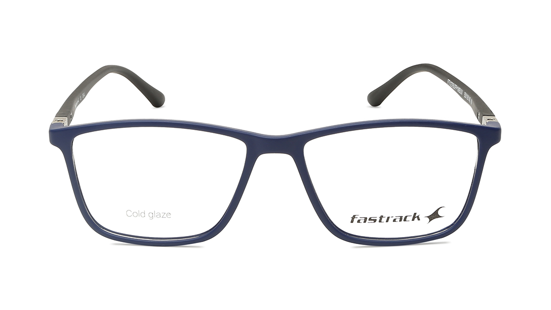 Image 1 of Blue Rectangle Eyeglasses for Men and Women from Fastrack Available at Titan Eye+