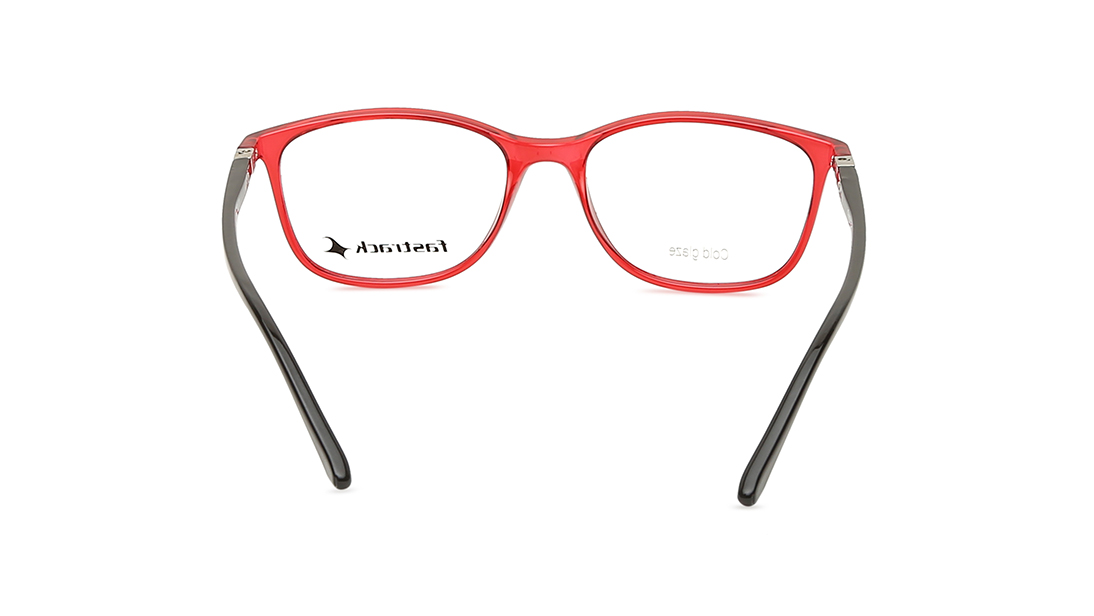 Image 6 of Red CatEye Women Eyeglasses (FT1278WFP4MRDV|50) from Fastrack Available at Titan Eye+