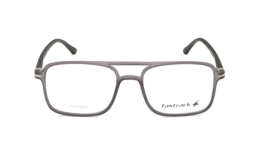 Image 1 of Grey Navigator Men Eyeglasses (FT1279MFP3MGYV|52) from Fastrack Available at Titan Eye+