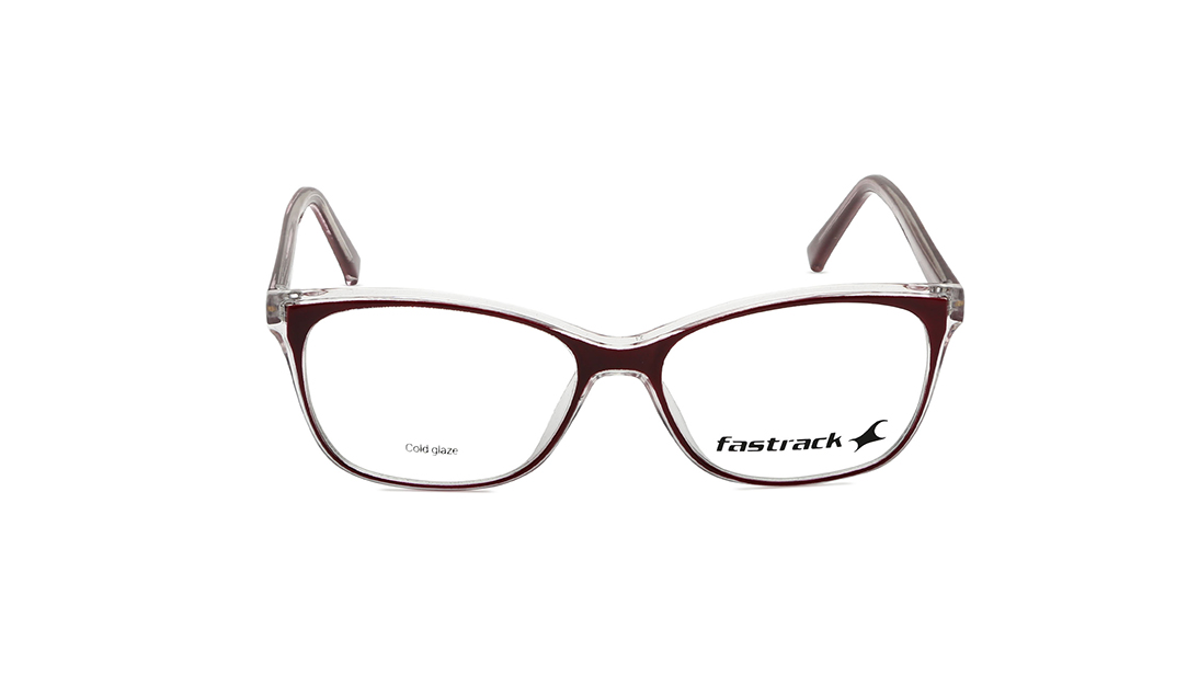Image 1 of Pink Square Women Eyeglasses ( FT1281WFP2LPKV|54) from Fastrack Available at Titan Eye+