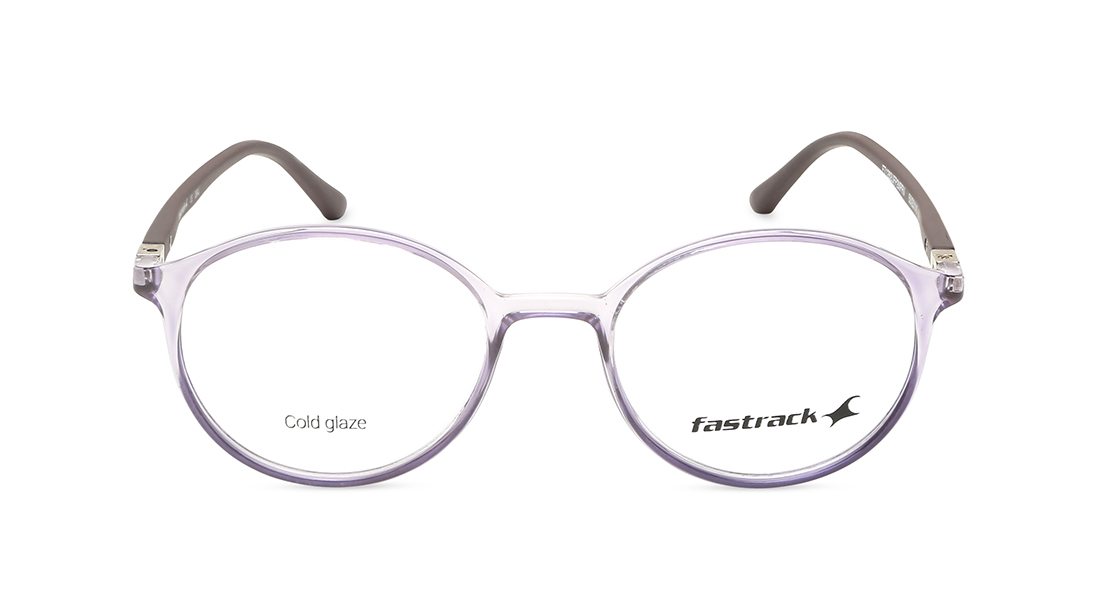 Image 1 of Purple Round Unisex Eyeglasses (FT1282UFP2MPRV|50) from Fastrack Available at Titan Eye+