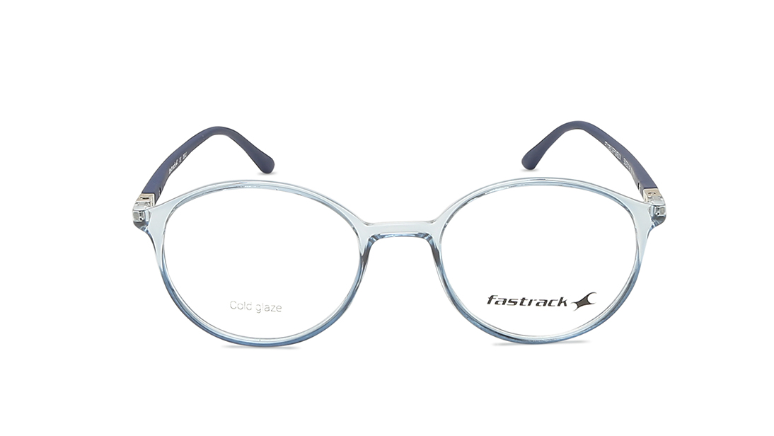 Blue Round Rimmed Eyeglasses Fastrack - FT1282UFP3MBUV at best 