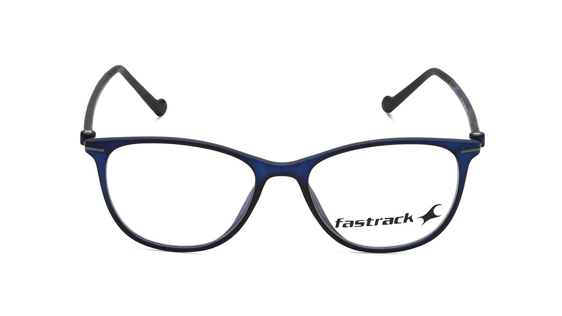 Image 1 of Blue Square Women Eyeglasses ( FT1293WFP2MBUV|54) from Fastrack Available at Titan Eye+