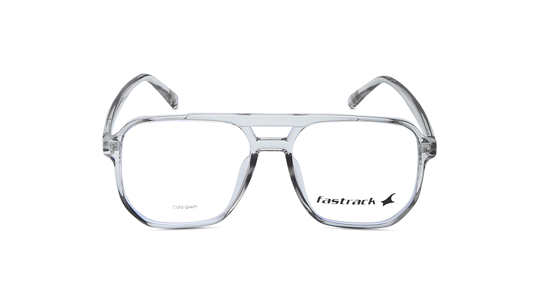 Image 1 of Grey Square Men Eyeglasses from Fastrack Available at Titan Eye+