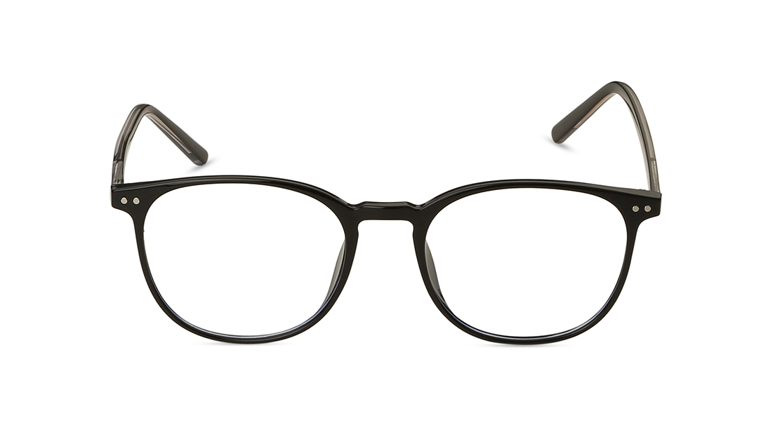 Image 1 of Black Square Eyeglasses for Men and Women from Fastrack Available at Titan Eye+