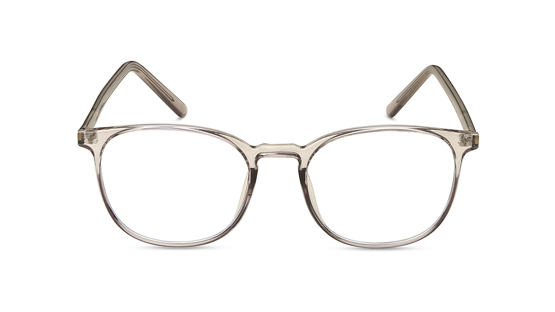 Image 1 of Grey Square Unisex Eyeglasses from Fastrack Available at Titan Eye+