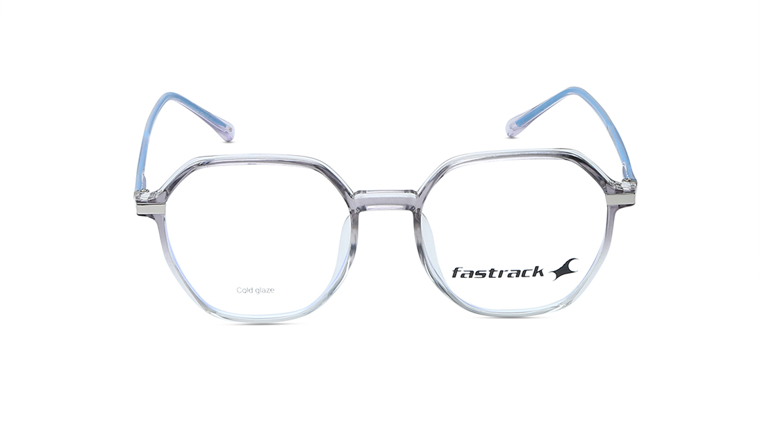 Image 1 of Grey Square Women Eyeglasses ( FT1330WFP1GYV|52) from Fastrack Available at Titan Eye+
