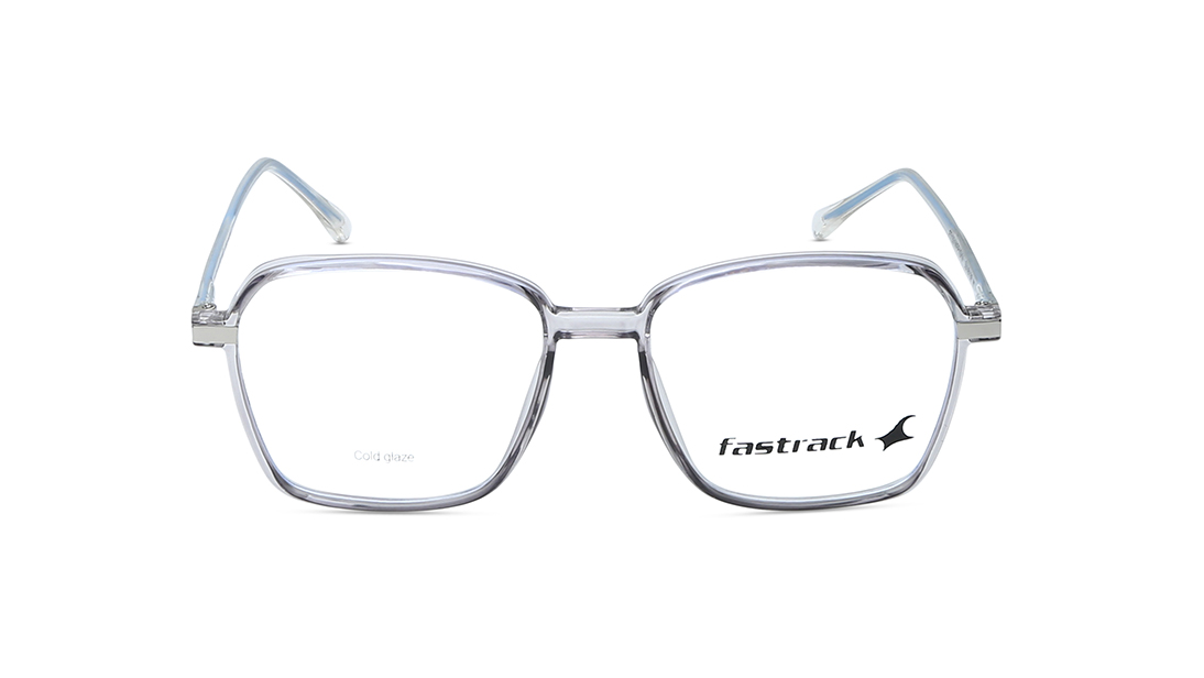 Image 1 of Grey Square Eyeglasses for Women from Fastrack Available at Titan Eye+