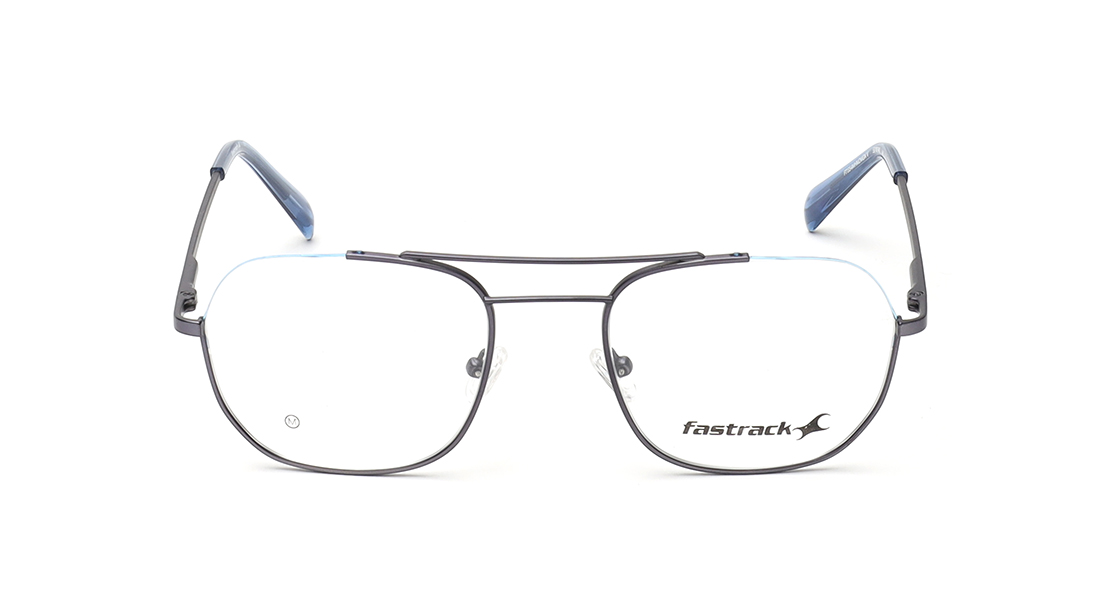 Image 1 of Green Semi-Rimmed Unisex Eyeglasses  from Fastrack Available at Titan Eye+