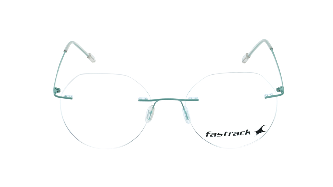 Image 1 of Blue Rimless Unisex Eyeglasses (FT1386URM3BUV|51) from Fastrack Available at Titan Eye+