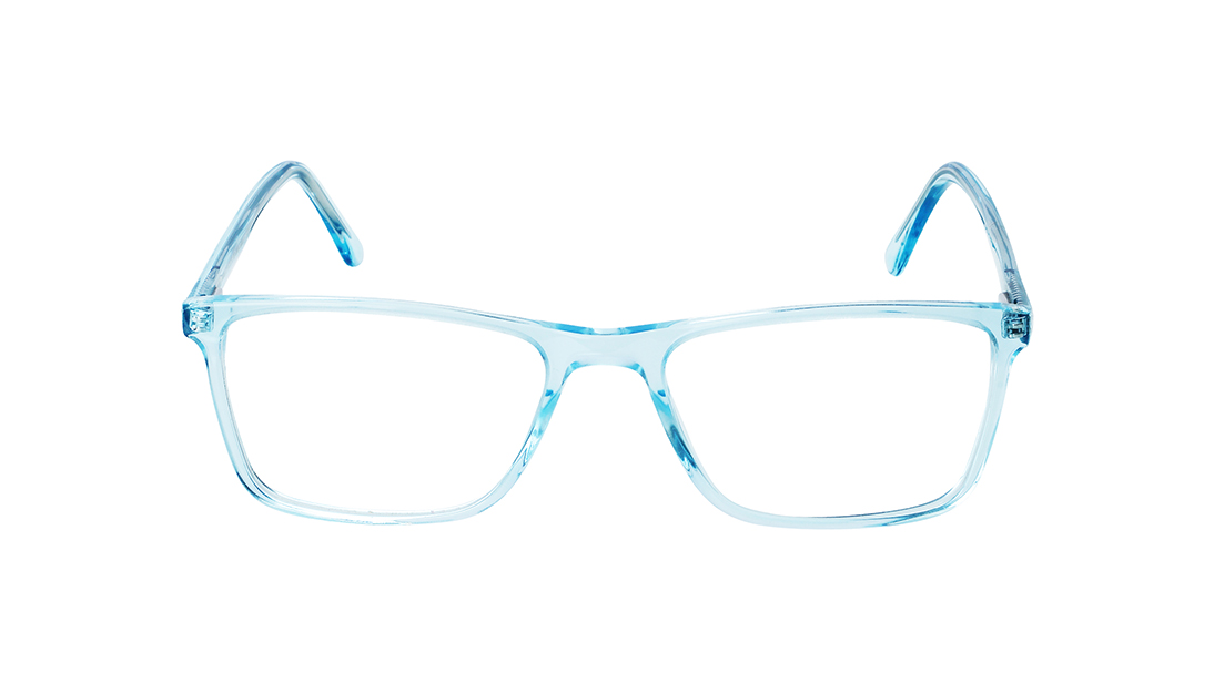 Image 1 of Blue Rimmed Men Eyeglasses (FT1427MFP6LBLV|56) from Fastrack Available at Titan Eye+