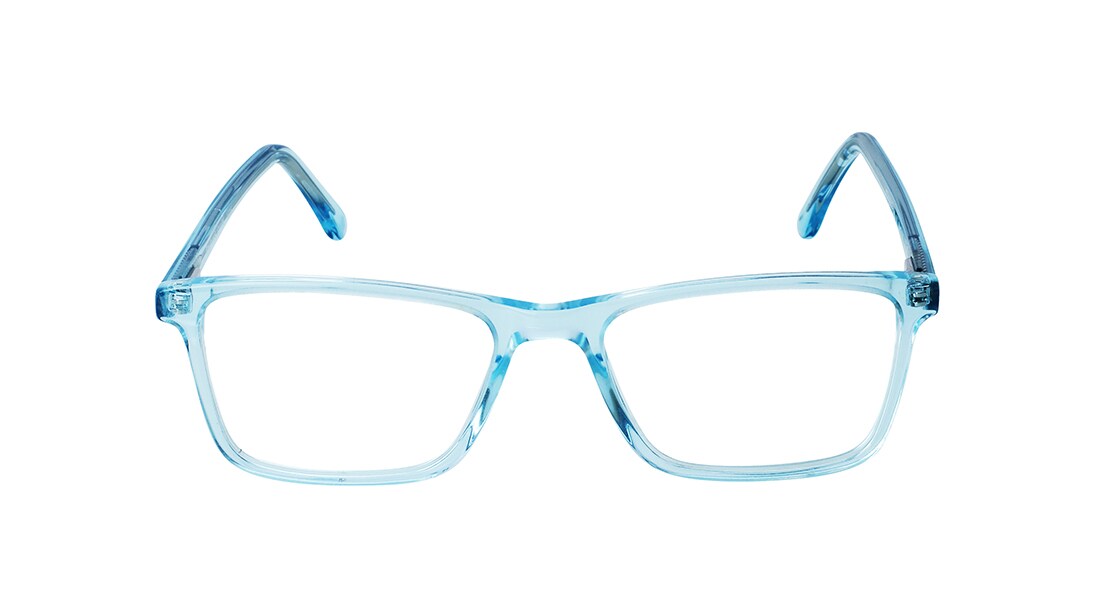 Image 1 of Blue Rimmed Men Eyeglasses (FT1429MFP6SBLV|50) from Fastrack Available at Titan Eye+