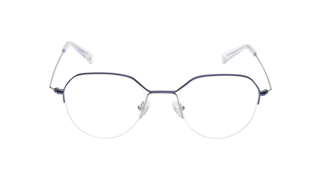 Image 1 of Green Square Semi Rimmed Eyeglasses for Women from Fastrack Available at Titan Eye+