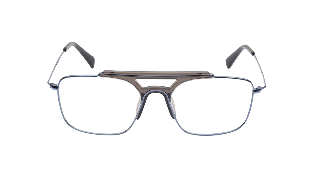 Image 1 of Black Square Rimmed Eyeglasses (FT1446MFM4MBKV|53) from Fastrack Available at Titan Eye+