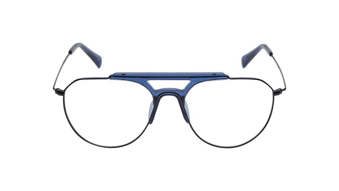 Image 1 of Black Square Rimmed Eyeglasses (FT1448MFM1LBKV|55) from Fastrack Available at Titan Eye+