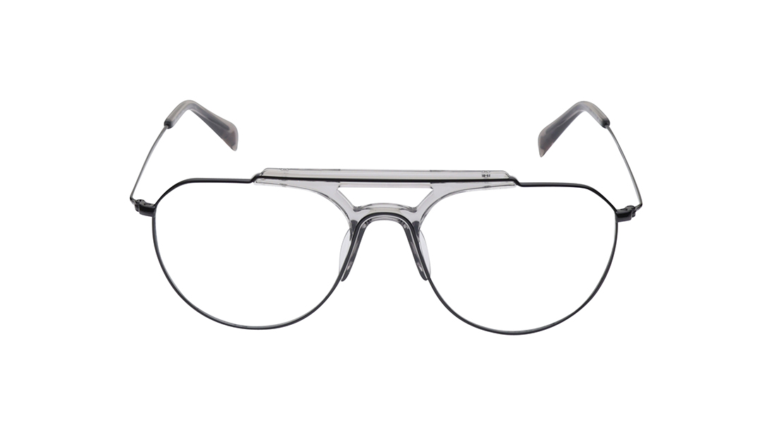 Image 1 of Black Aviator Eyeglasses for Men from Fastrack Available at Titan Eye+