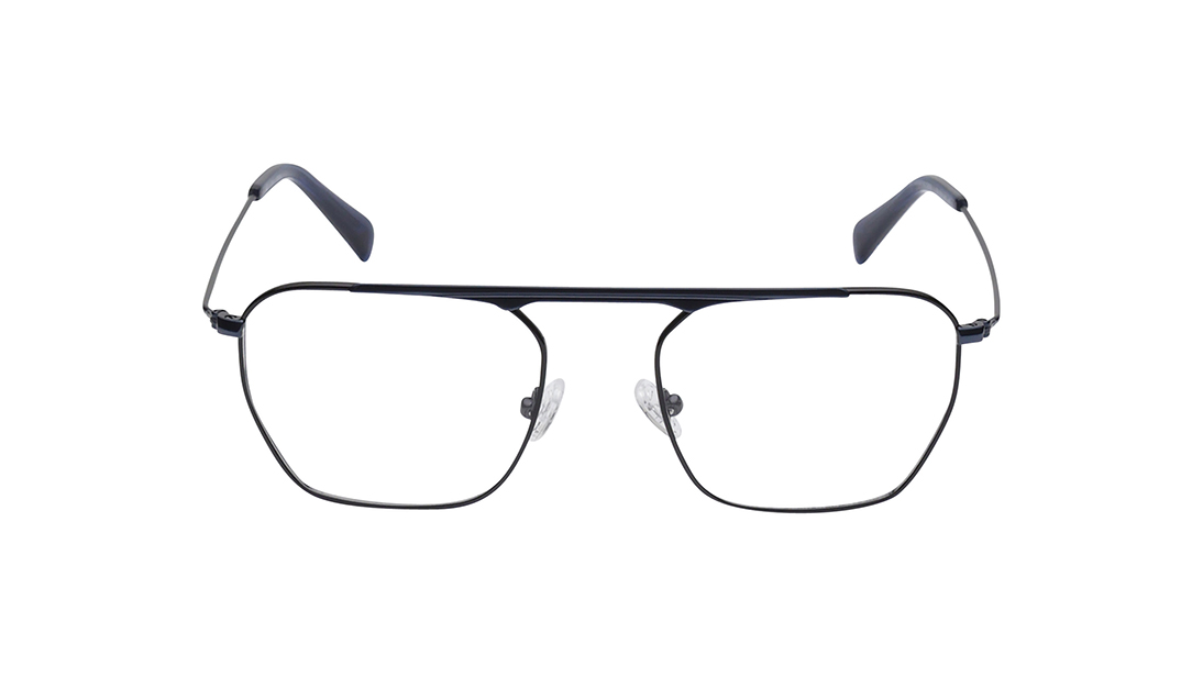 Image 1 of Black Square Rimmed Eyeglasses (FT1449MFM2SBKV|50) from Fastrack Available at Titan Eye+