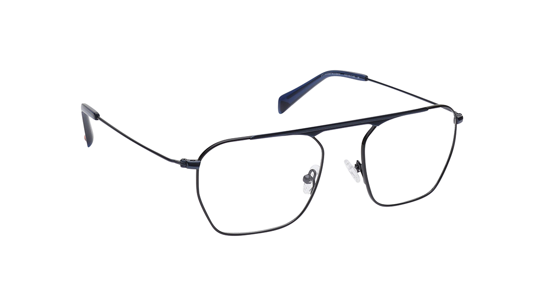Image 2 of Black Square Rimmed Eyeglasses (FT1449MFM2SBKV|50) from Fastrack Available at Titan Eye+