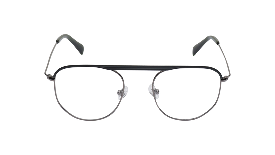Image 1 of Grey Square Rimmed Eyeglasses (FT1450UFM3SGUV|50) from Fastrack Available at Titan Eye+