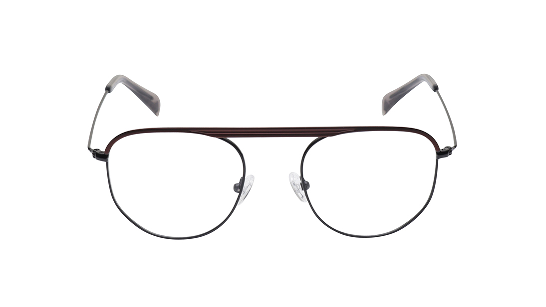Image 1 of Brown Square Eyeglasses for Men and Women from Fastrack Available at Titan Eye+