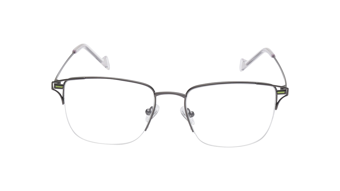 Image 1 of Grey Square Eyeglasses for Men from Fastrack Available at Titan Eye+