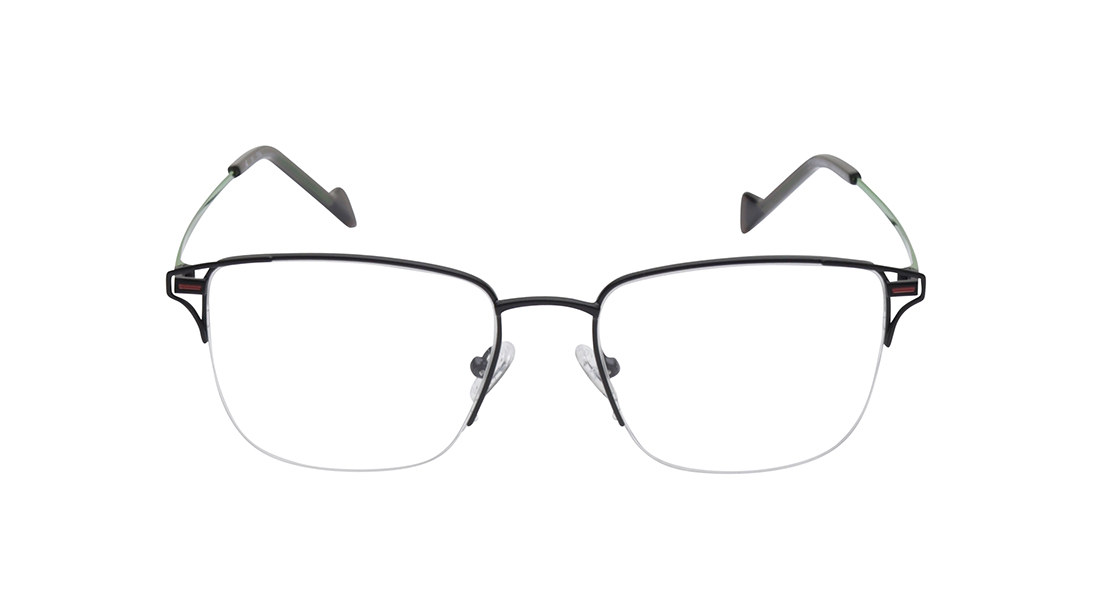 Image 1 of Black Square Eyeglasses for Men from Fastrack Available at Titan Eye+