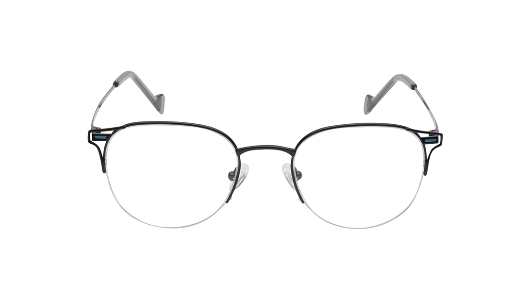 Image 1 of Black Round Eyeglasses for Men and Women from Fastrack Available at Titan Eye+