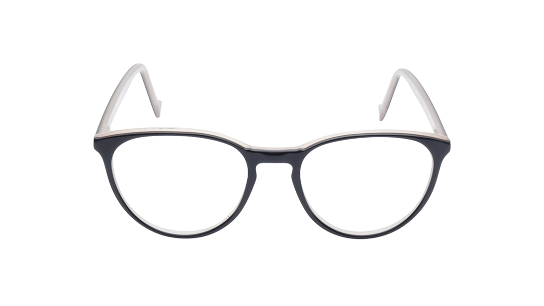 Image 1 of Black Round Rimmed Eyeglasses (FT1463UFP1MBKV|51) from Fastrack Available at Titan Eye+