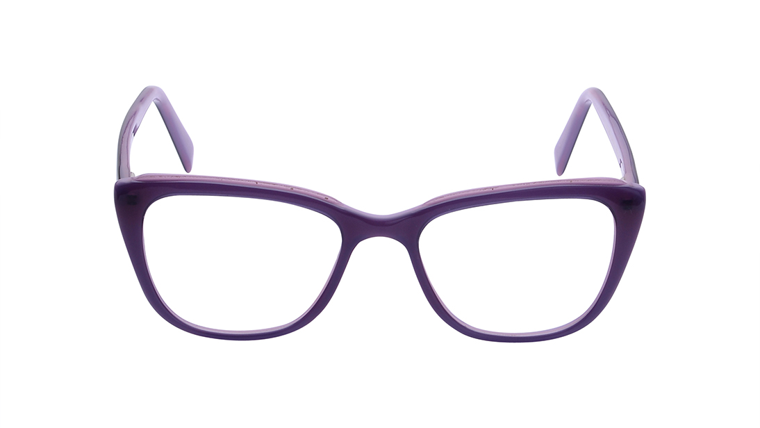 Image 1 of Purple CatEye Rimmed Eyeglasses (FT1475WFP1SPRV|49) from Fastrack Available at Titan Eye+